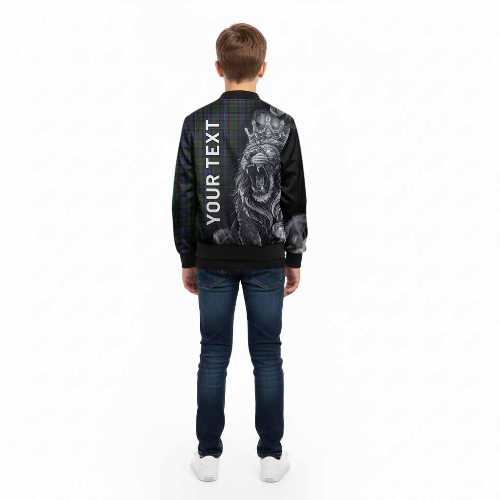 Fletcher Tartan Kid Bomber Jacket Roaring Lion Heritage