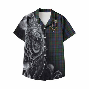 Fletcher Tartan Kid Hawaiian Shirt Roaring Lion Heritage
