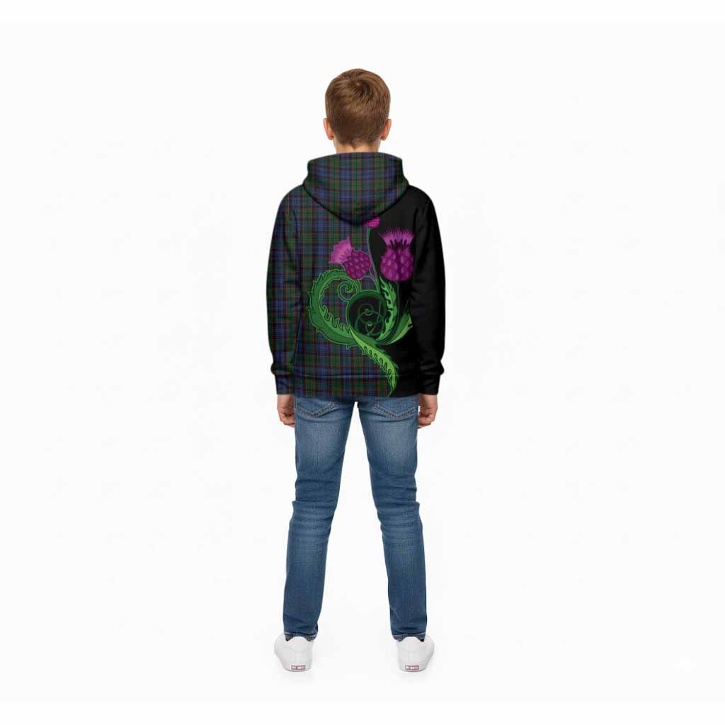 Fletcher Tartan Kid Hoodie Traditional Scottish Thistle