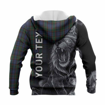 Fletcher Tartan Knitted Hoodie Roaring Lion Heritage