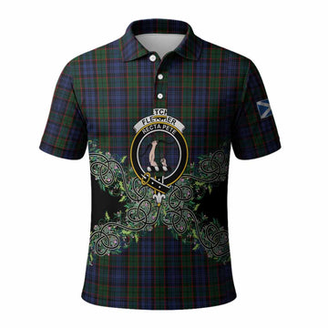 Fletcher Tartan Polo Shirt Thistle Scottish Spirit