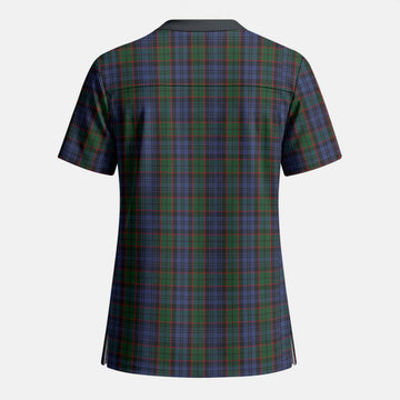 Fletcher Tartan Scrub Top - Tartan Vibes Clothing