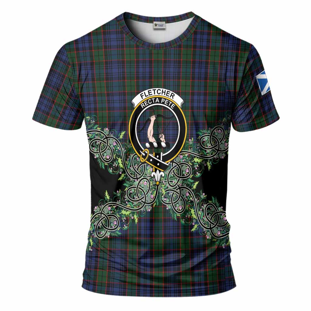 Fletcher Tartan T-Shirt Thistle Scottish Spirit