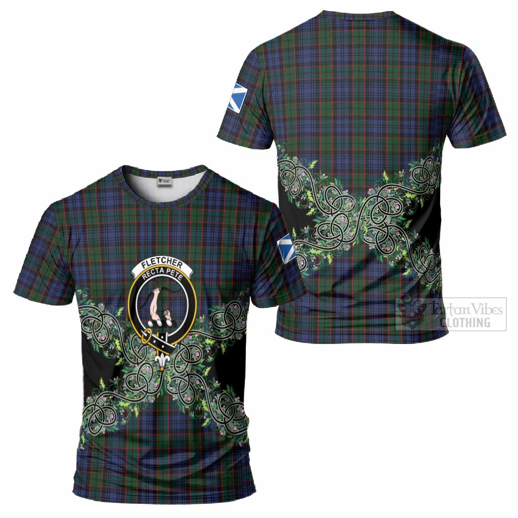 Fletcher Tartan T-Shirt Thistle Scottish Spirit