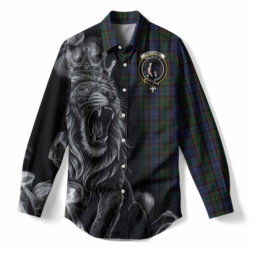 Fletcher Tartan Women Casual Shirt Roaring Lion Heritage