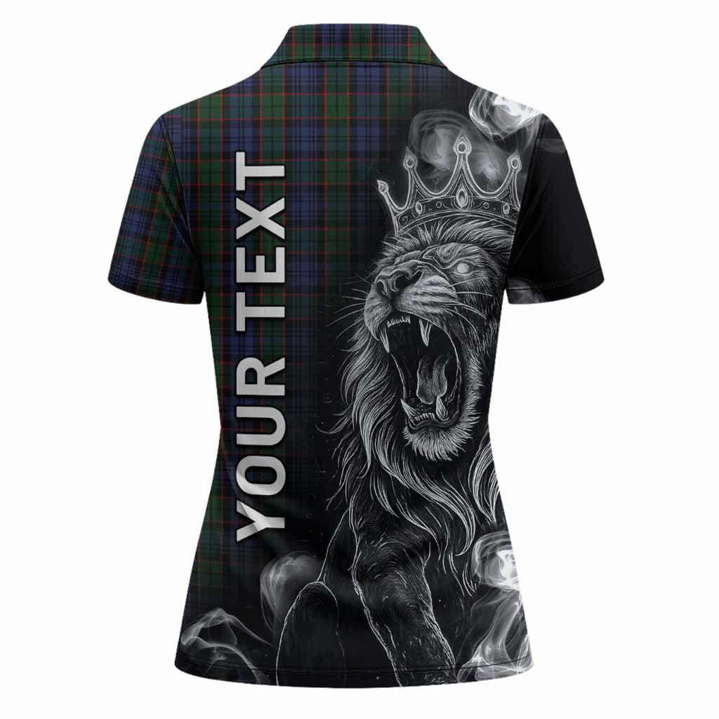 Fletcher Tartan Women Polo Shirt Roaring Lion Heritage