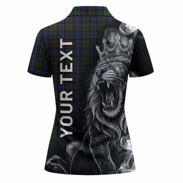 Fletcher Tartan Women Polo Shirt Roaring Lion Heritage