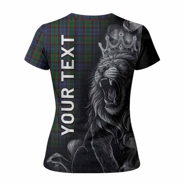 Fletcher Tartan Women T shirt Roaring Lion Heritage