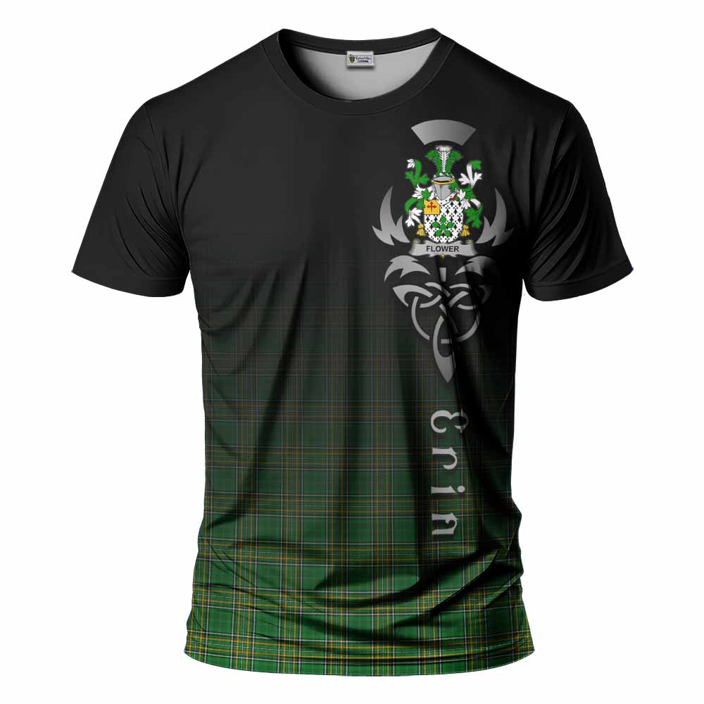 Flower Irish Clan T-Shirt with Coat of Arms Erin Go Bragh Celtic Inspired Kid's Shirt - Tartan Vibes Clothing