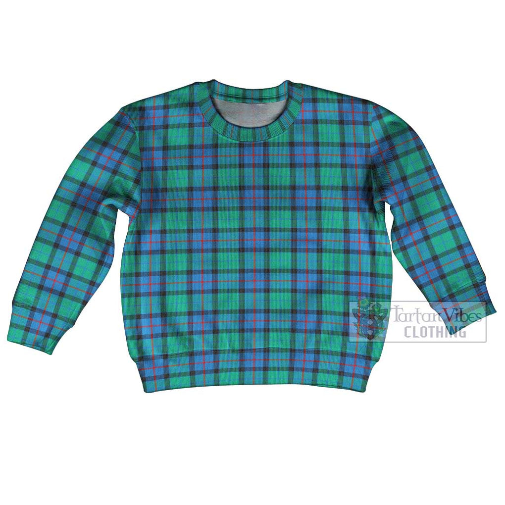 Tartan Vibes Clothing Flower Of Scotland Tartan Kid Ugly Sweater