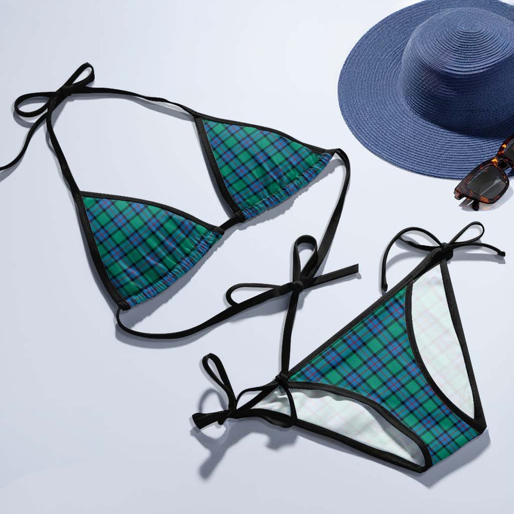 Flower Of Scotland Tartan Bikini Swimsuit - Tartan Vibes Clothing