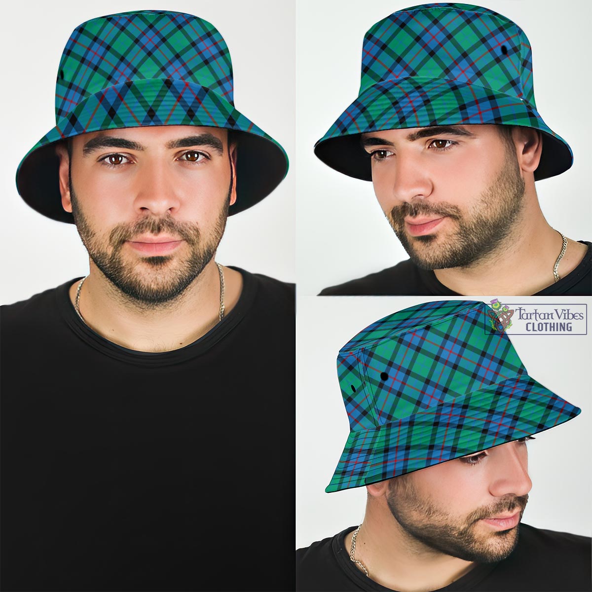Tartan Vibes Clothing Flower Of Scotland Tartan Bucket Hat