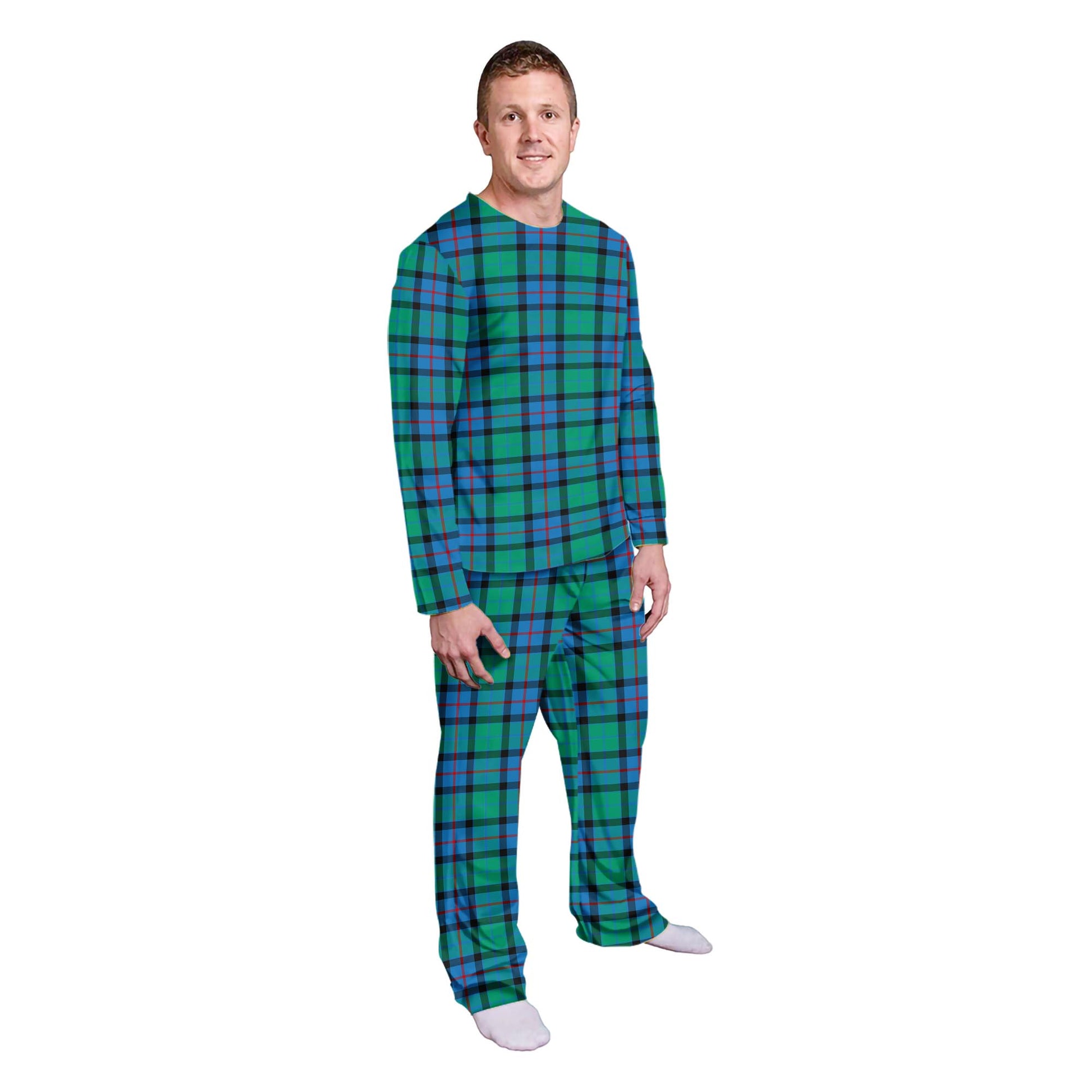 Flower Of Scotland Tartan Pajamas Family Set - Tartan Vibes Clothing