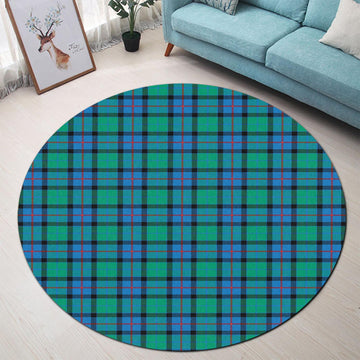 Flower Of Scotland Tartan Round Rug