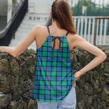 Flower Of Scotland Tartan Loose Halter Neck Camisole