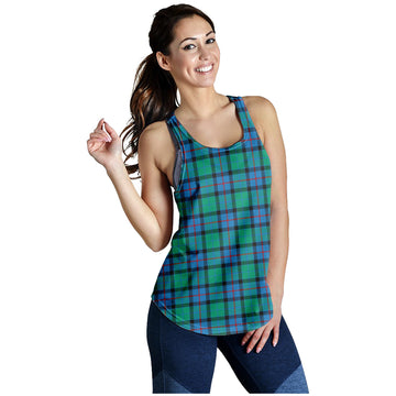 Flower Of Scotland Tartan Women Racerback Tanks
