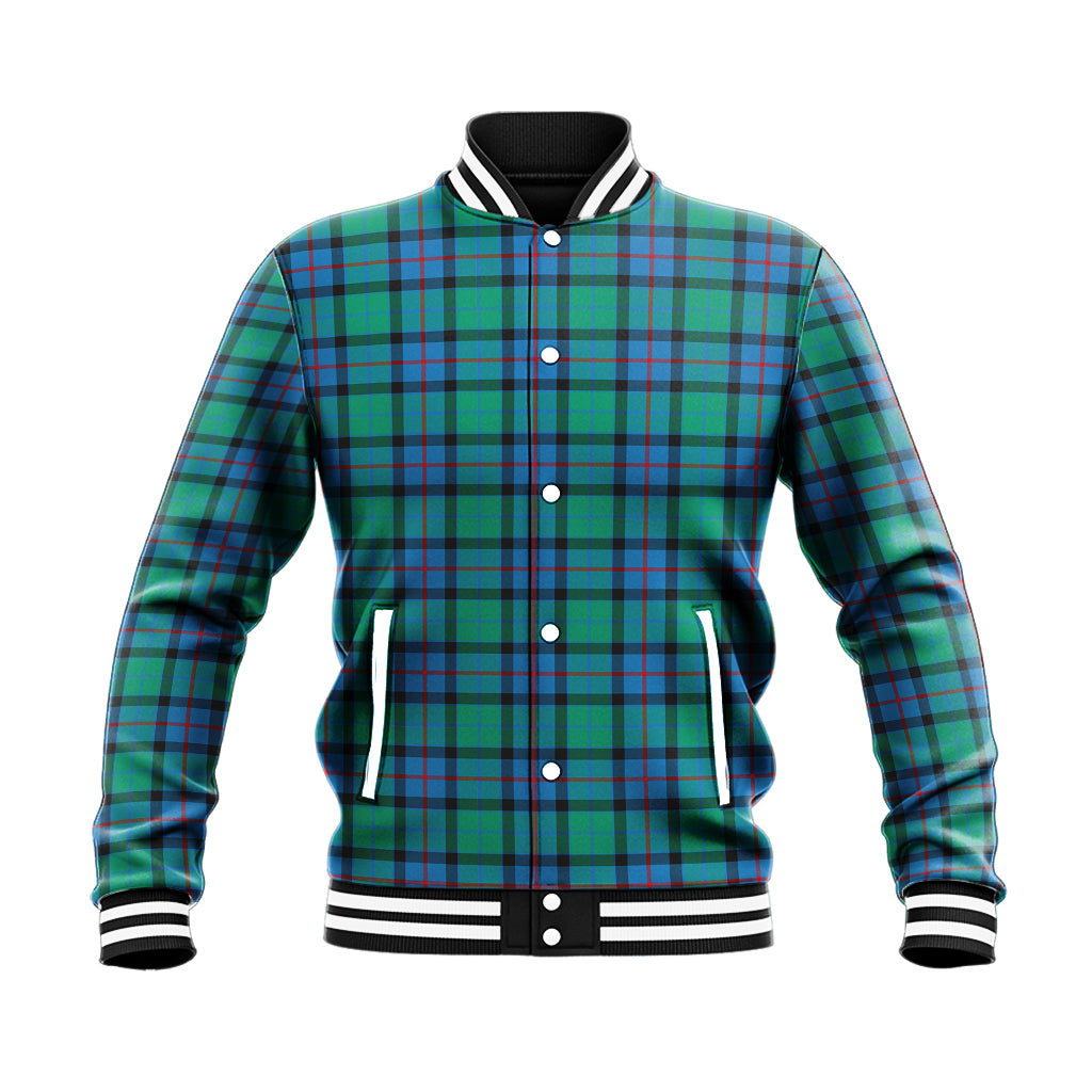 Flower Of Scotland Tartan Baseball Jacket - Tartan Vibes Clothing