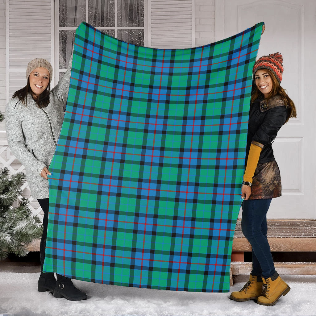 Flower Of Scotland Tartan Blanket - Tartan Vibes Clothing