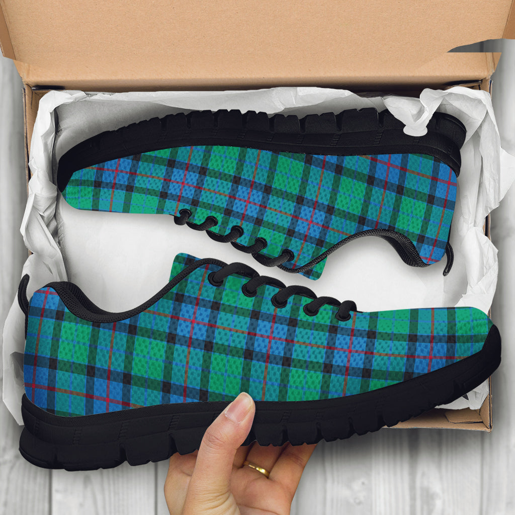 Flower Of Scotland Tartan Sneakers - Tartan Vibes Clothing