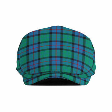 Flower Of Scotland Tartan Jeff Cap, Tartan Flat Cap