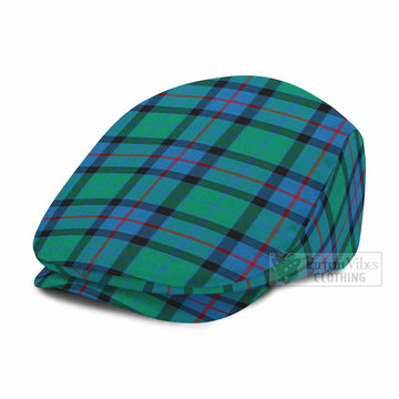 Flower Of Scotland Tartan Jeff Cap, Tartan Flat Cap