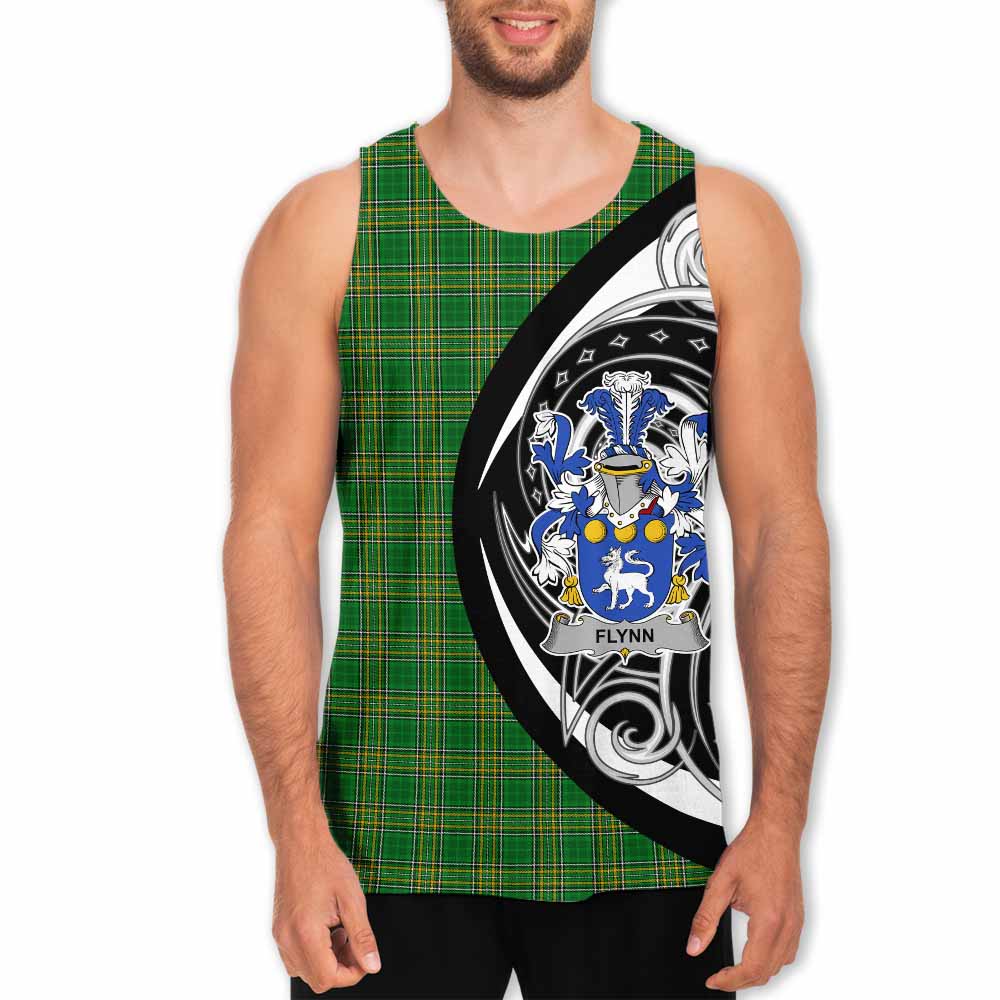 Tartan Vibes Clothing Flynn Irish Clan Men's Tank Top Celtic Circle Style