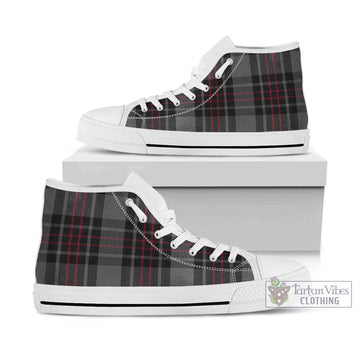 Flynn Tartan High Top Shoes Kid High Top - White Sole - Tartan Vibes Clothing
