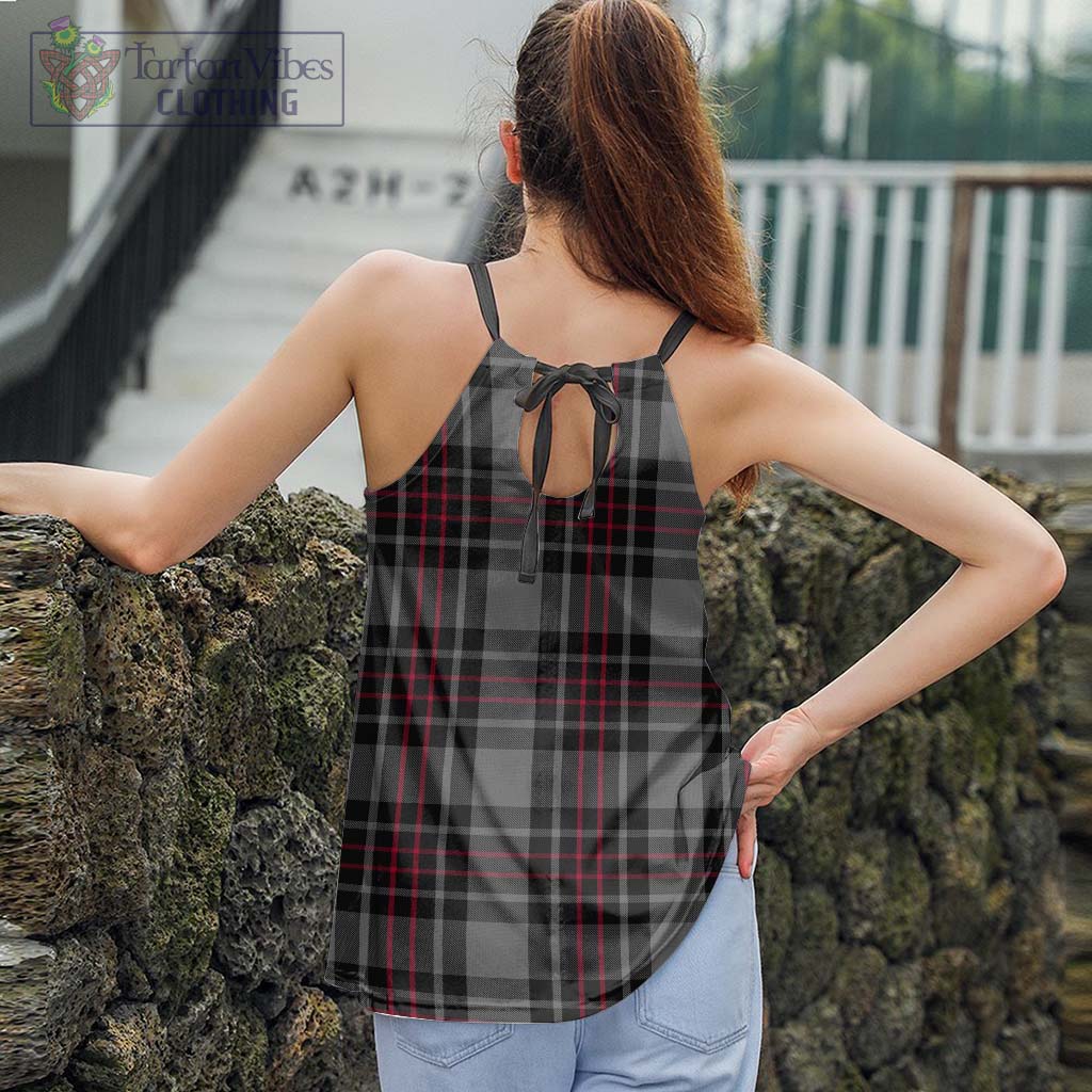 Flynn Tartan Loose Halter Neck Camisole - Tartan Vibes Clothing