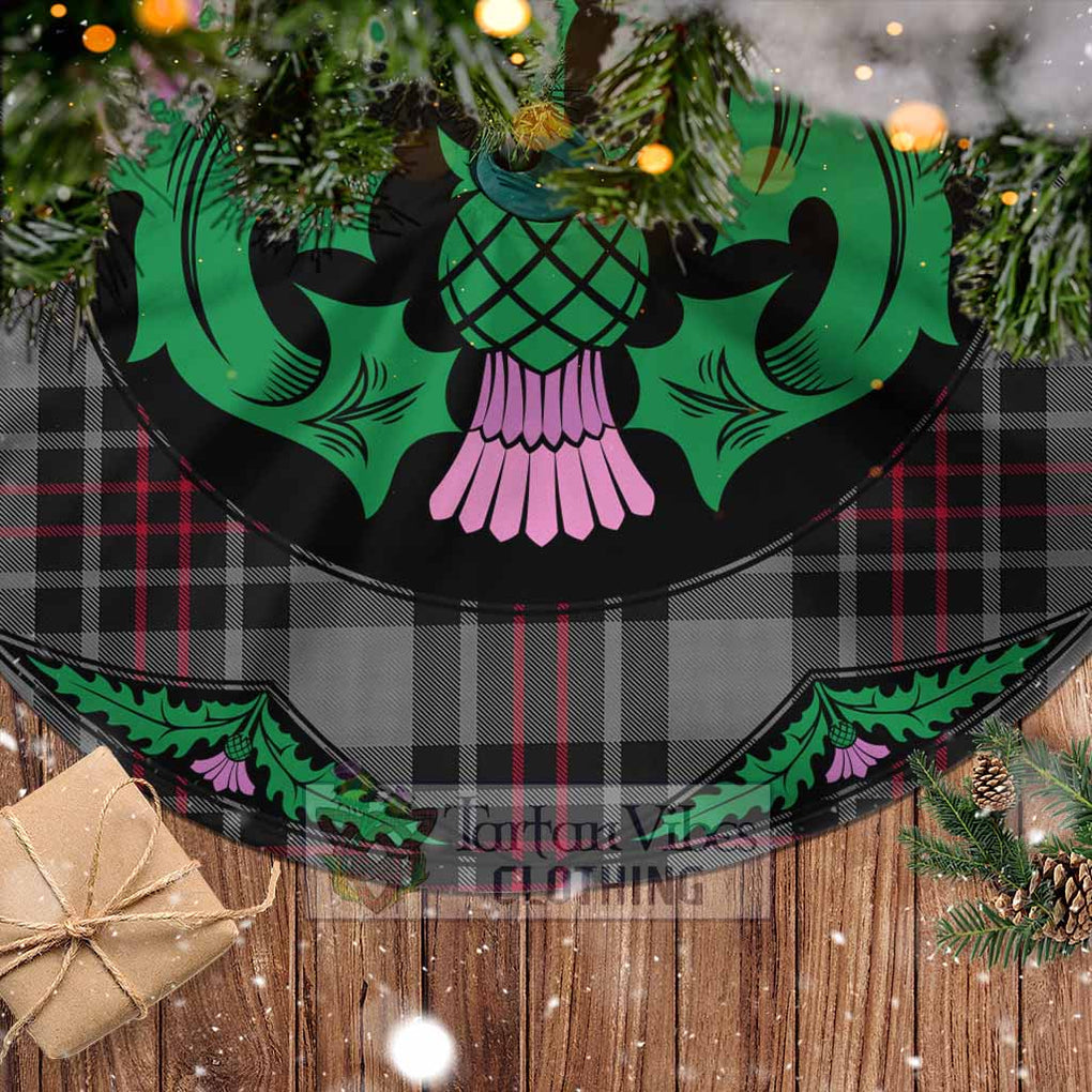 Flynn Tartan Christmas Tree Skirt Scottish Thistle Style - Tartan Vibes Clothing
