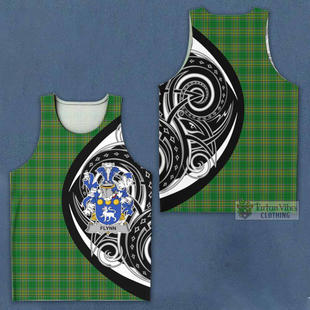 Tartan Vibes Clothing Flynn Irish Clan Men's Tank Top Celtic Circle Style