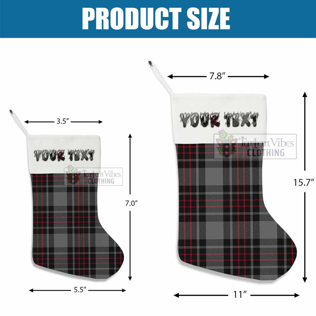 Flynn Tartan Christmas Stocking with Personalized Text - Tartan Vibes Clothing