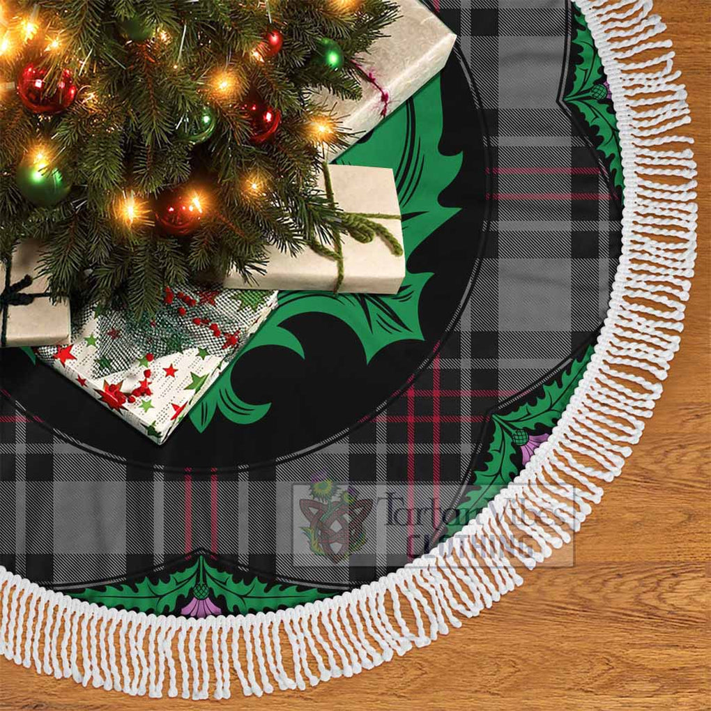 Flynn Tartan Christmas Tree Skirt Scottish Thistle Style - Tartan Vibes Clothing