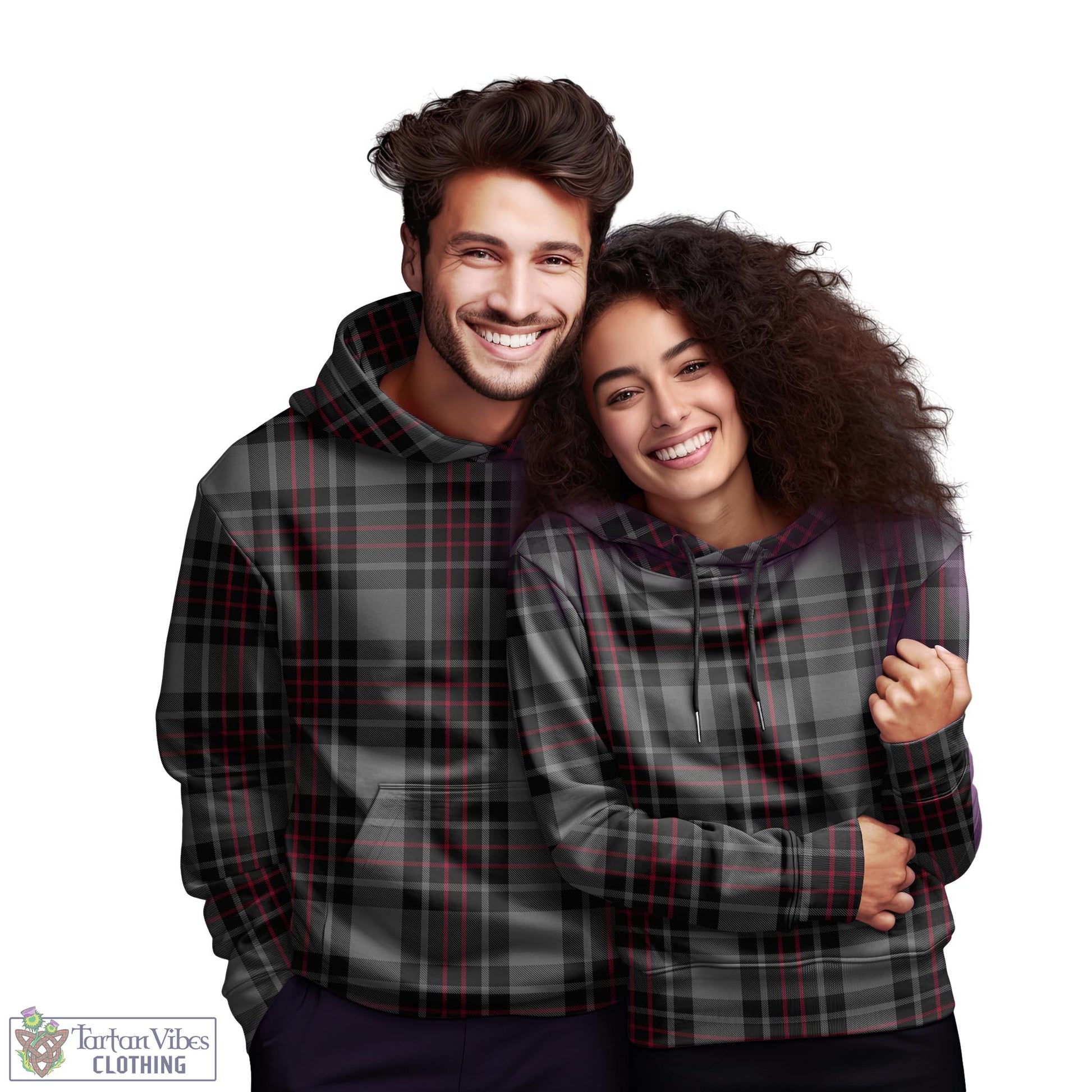 Flynn Tartan Hoodie Zip Hoodie - Tartan Vibes Clothing