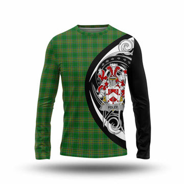 Tartan Vibes Clothing Foley Irish Clan Long Sleeve T-Shirt Celtic Circle Style