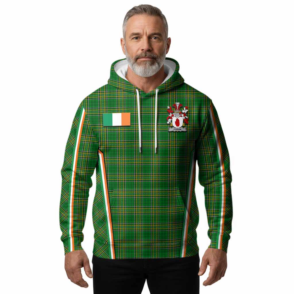 Foran Irish Clan Coat of Arm Tartan Hoodie Flag Style