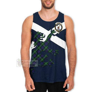 Tartan Vibes Clothing Forbes Tartan Lion Rampant Men's Tank Top – Proudly Display Your Heritage with Alba Gu Brath and Clan Name