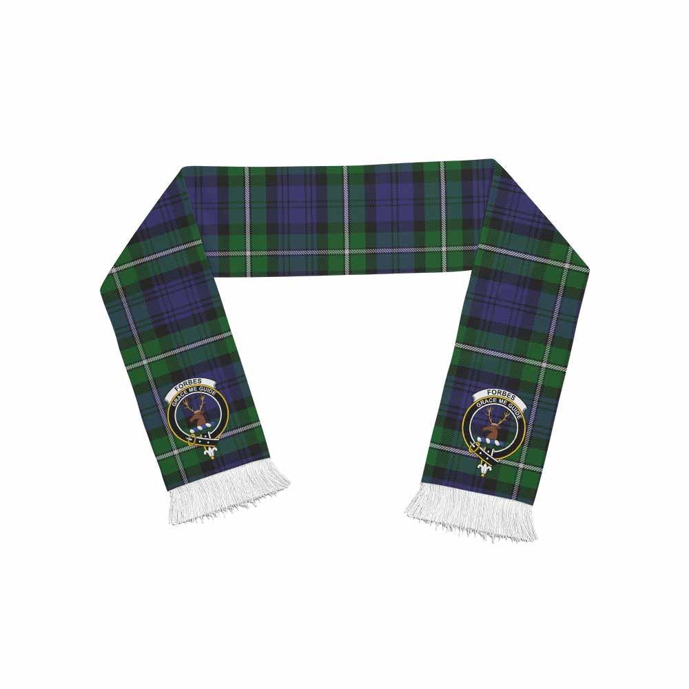 Tartan Vibes Clothing Forbes Tartan Ruffneck Scarf with Family Crest