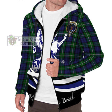 Forbes Tartan Sherpa Hoodie with Alba Gu Brath Regal Lion Emblem Unisex S - Tartanvibesclothing Shop