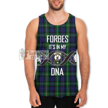 Forbes Tartan Men's Tank Top with Family Crest DNA In Me Style Men - Tartanvibesclothing Shop