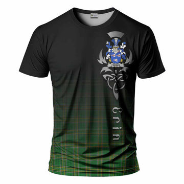 Tartan Vibes Clothing Forbes Irish Clan T-Shirt with Coat of Arms Erin Go Bragh Celtic Inspired