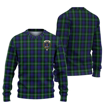Forbes Tartan Knitted Sweater with Family Crest Unisex - Tartanvibesclothing