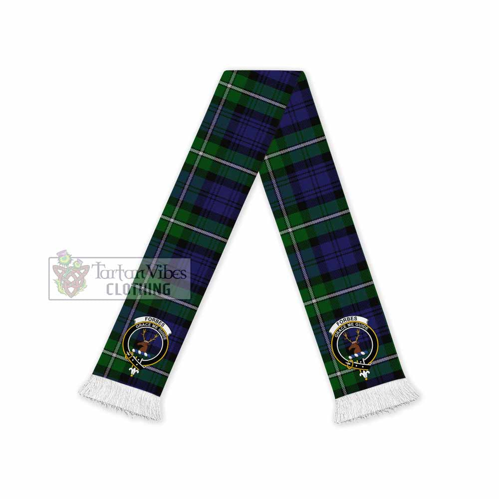 Tartan Vibes Clothing Forbes Tartan Ruffneck Scarf with Family Crest