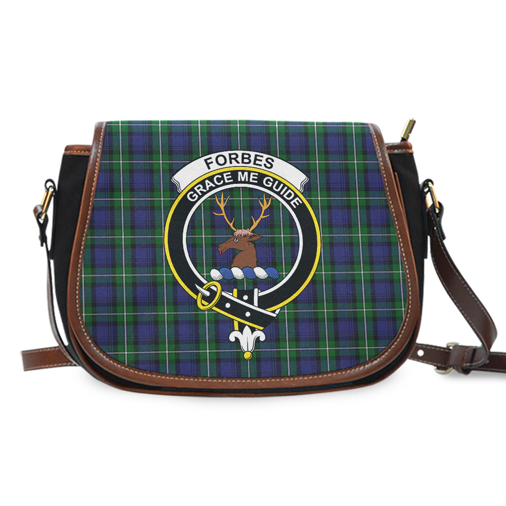 Forbes Tartan Saddle Bag with Family Crest - Tartan Vibes Clothing