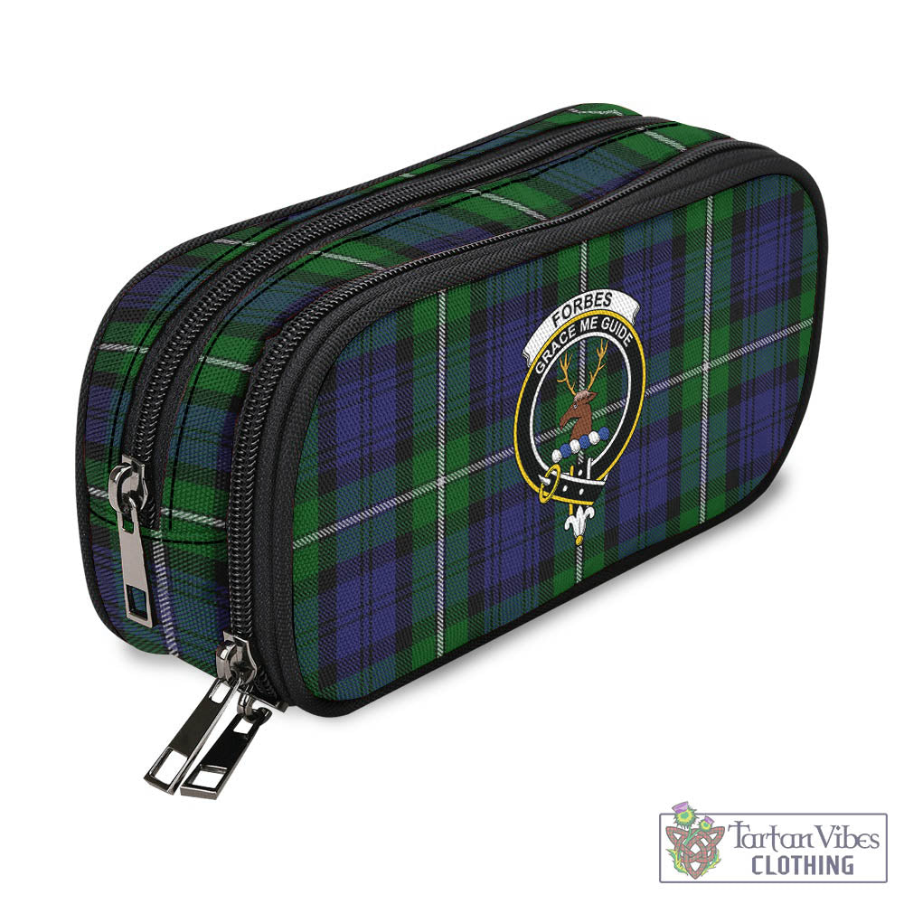 Tartan Vibes Clothing Forbes Tartan Pen and Pencil Case with Family Crest