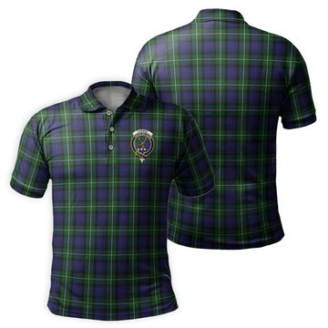 Forbes Tartan Men's Polo Shirt with Family Crest