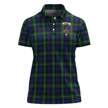 Forbes Tartan Polo Shirt with Family Crest For Women