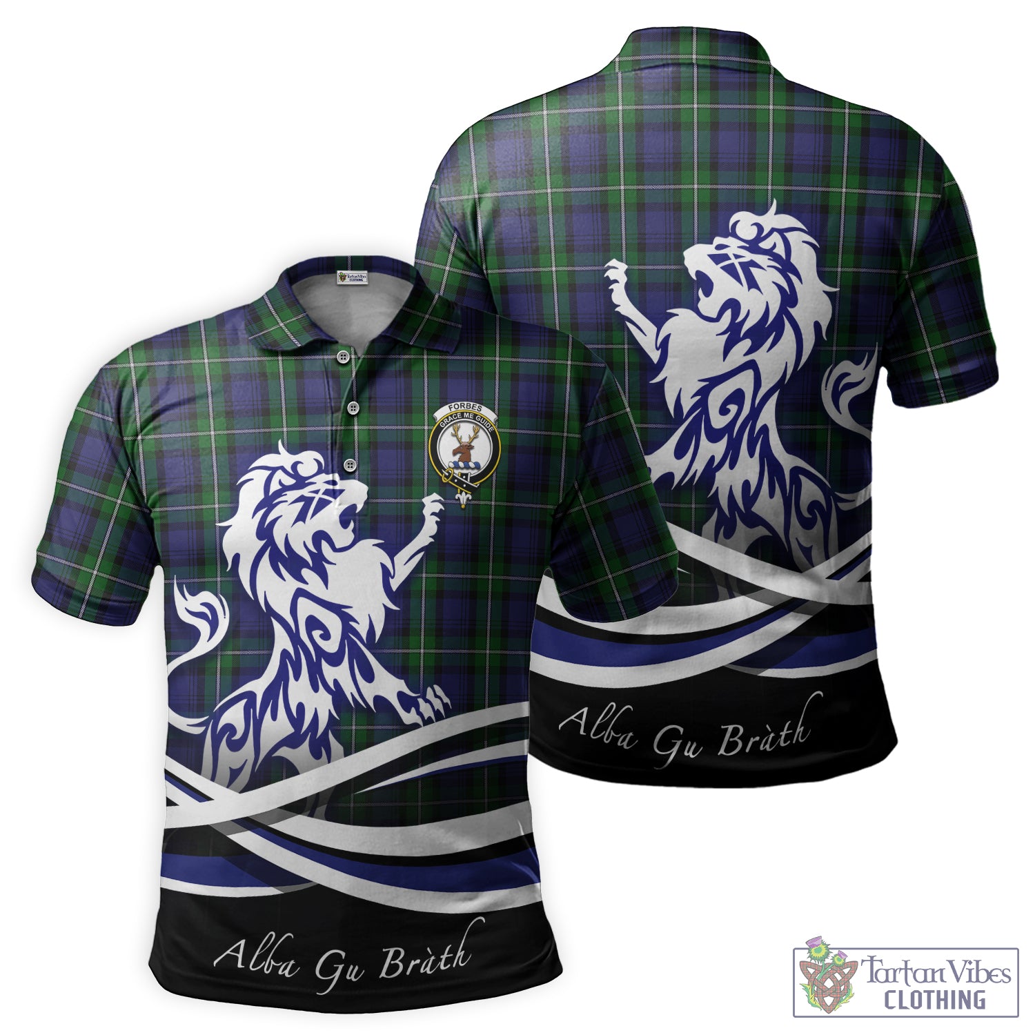 forbes-tartan-polo-shirt-with-alba-gu-brath-regal-lion-emblem