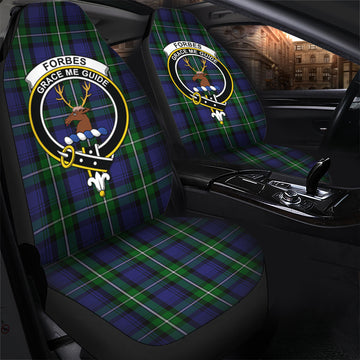 Forbes Tartan Car Seat Cover with Family Crest - Tartanvibesclothing