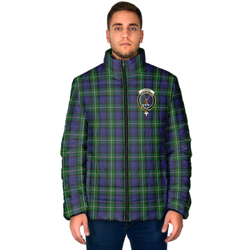 Forbes Tartan Padded Jacket with Family Crest