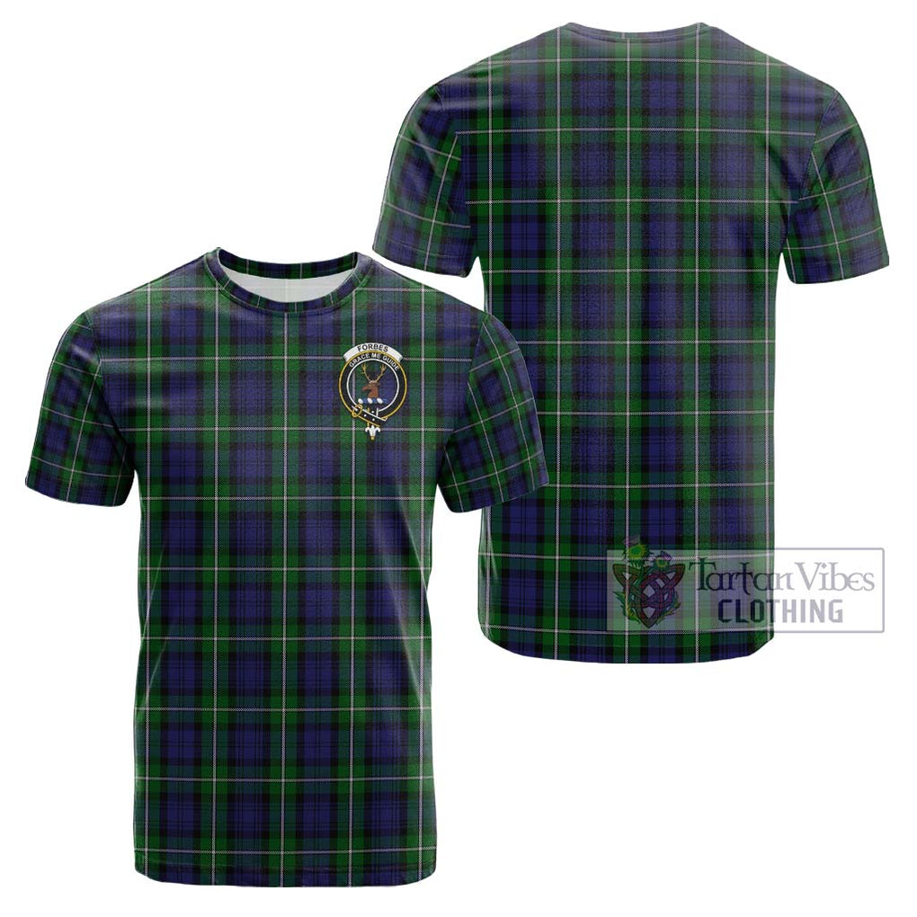 Forbes Tartan Cotton T-Shirt with Family Crest Kid's Shirt - Tartanvibesclothing Shop